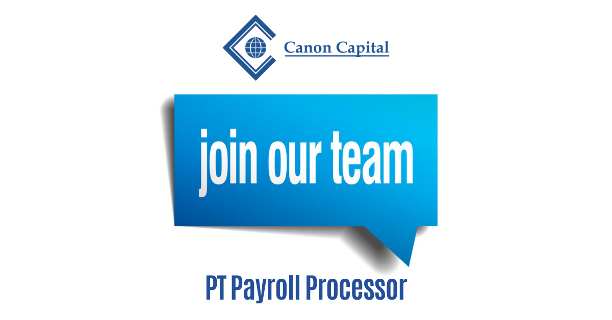We’re Hiring: Part-Time Payroll Processor