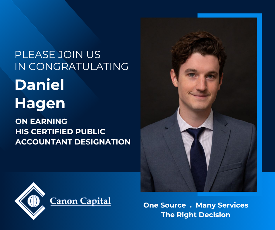 Celebrating a Major Professional Milestone: Daniel Hagen Earns His CPA